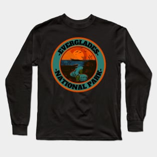 Retro Everglades National Park Long Sleeve T-Shirt